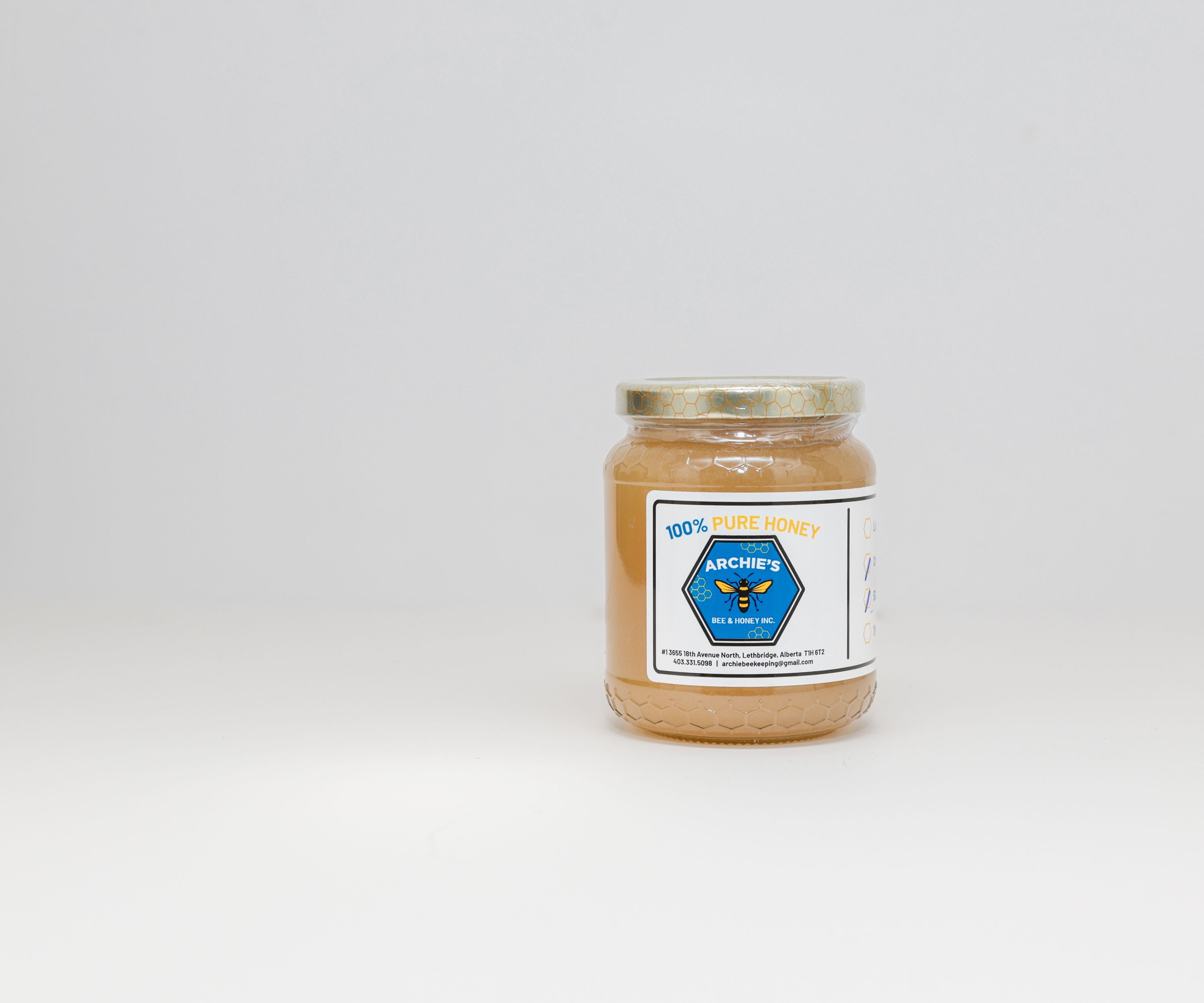 500 Gram Creamed Honey Jar