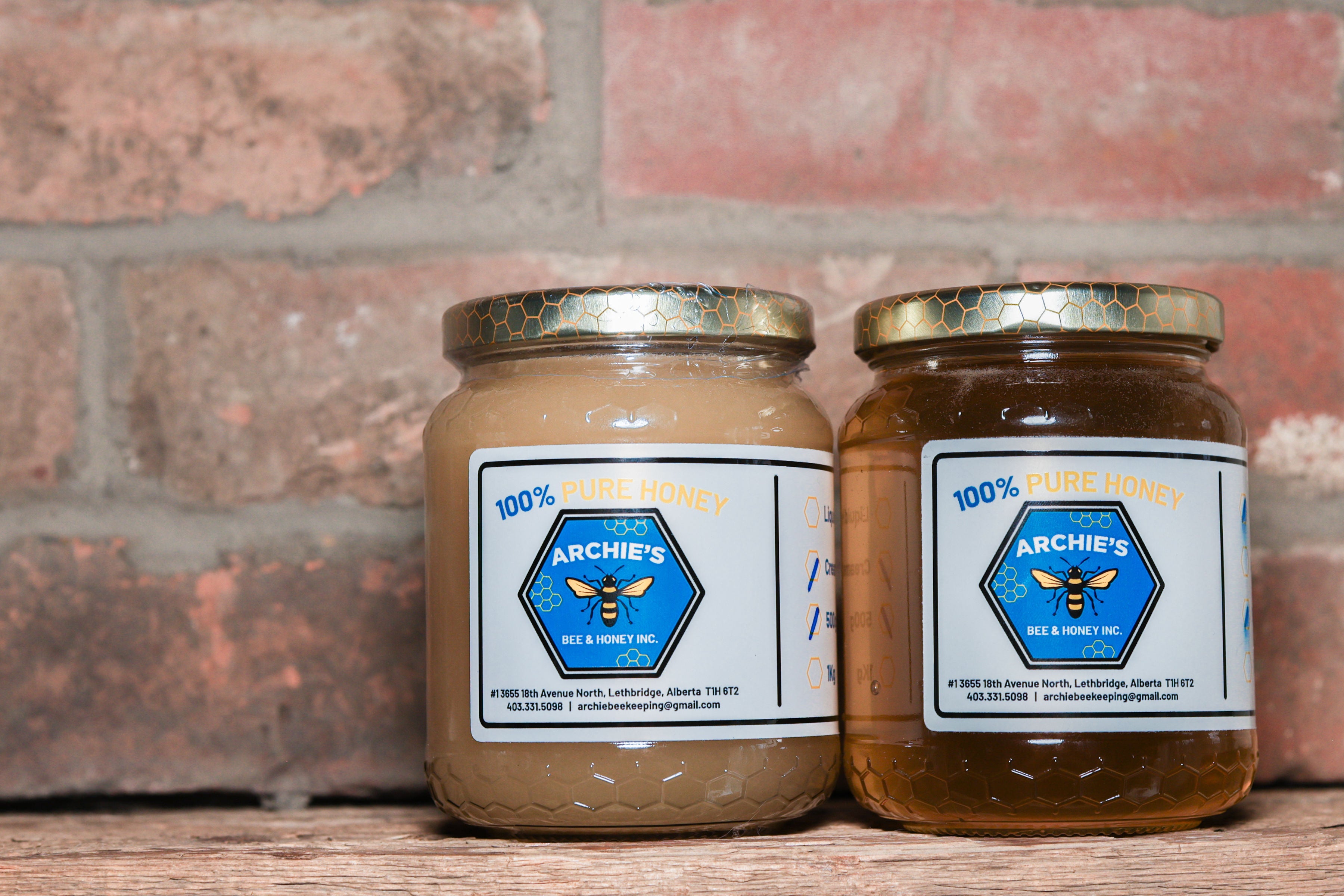 500 Gram Creamed Honey Jar